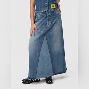 Levi's X Ganni Deconstructed Skirt